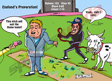 Comic: England's pitch preparation