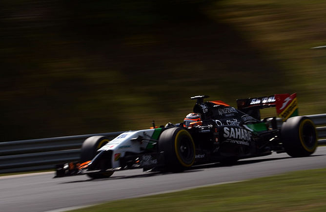 Hungarian Grand Prix: Nico Hulkenberg takes blame for clash with Sergio Perez