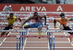 Hansle Parchment of Jamaica sets new national sprint hurdles record at Paris Diamond League