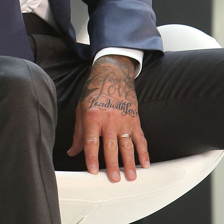 David Beckham has a Hindi tattoo on his elbow are there any other  nonIndian famous people with tattoos in Indian languages  Quora