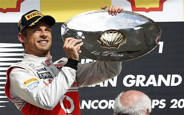 Top 5 races of Jenson Button