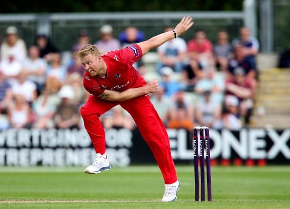Andrew Flintoff makes successful return to cricket with Lancashire