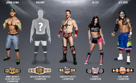 World Heavyweight Gold title not displayed on WWE official site