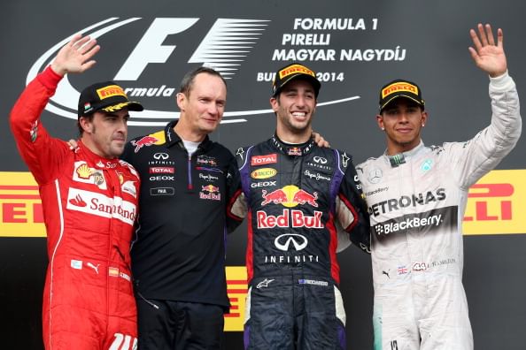 Hungarian Grand Prix: Daniel Ricciardo wins his second race of the season