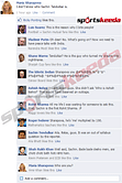 FB Wall: Sharapova creates havoc, Sachin comes to her rescue!