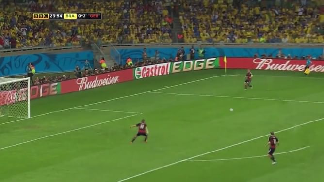Video: Germany score 7 as Brazil literally fail to show up in edited clip