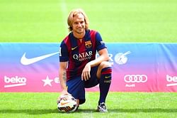 New signing Ivan Rakitic presented at Barcelona