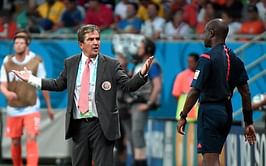 Costa Rica's coach blames referees for owing Costa Rica two penalties