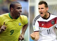 Klose and Ronaldo