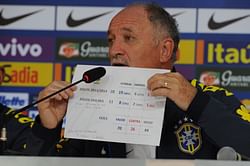 Brazil coach Scolari targeted by Neymar's agent and CBF official, to consider future after World Cup