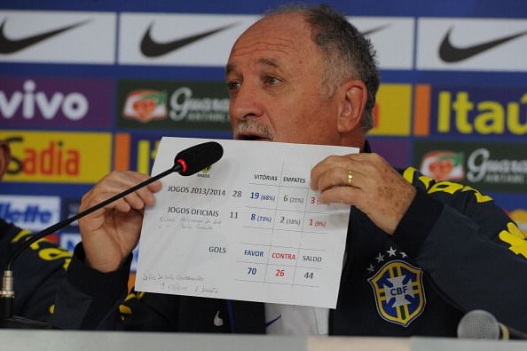 Brazil coach Scolari targeted by Neymar's agent and CBF official, to consider future after World Cup