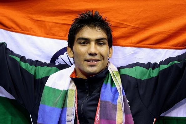 Manoj Kumar at the 2010 Commonwealth Games