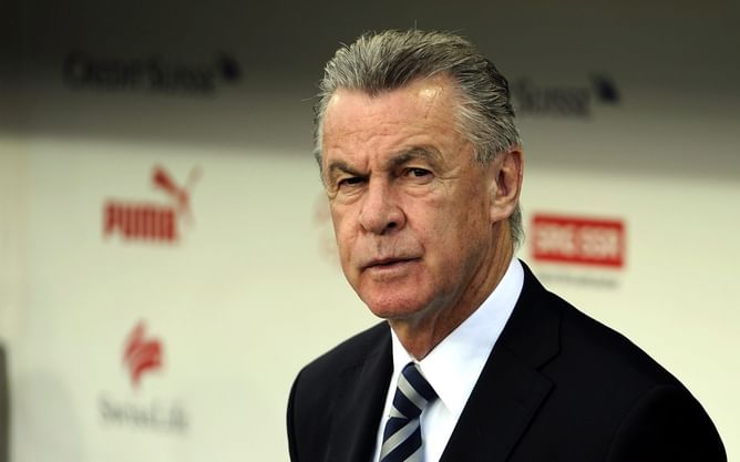 Swiss coach Ottmar Hitzfeld announces retirement after World Cup exit