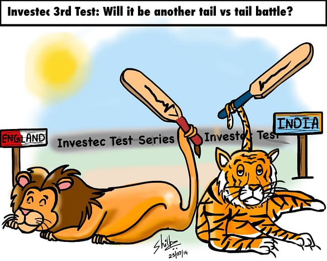 Comic: England vs India 2014 - The battle of the tailenders