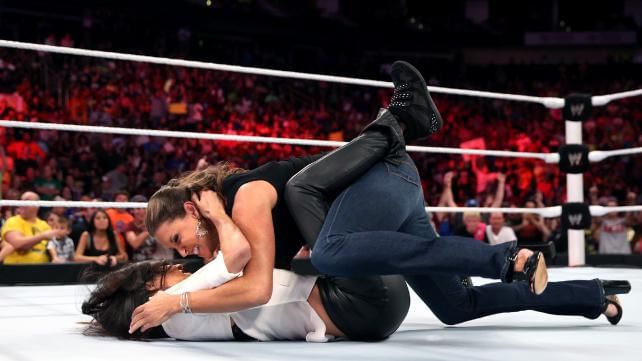 Triple H and Daniel Bryan exchange words on war of their wives at WWE SummerSlam