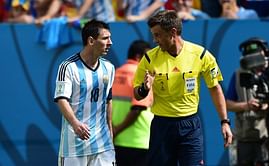 Nicola Rizzoli who was accused of favouring Messi to referee in World Cup final