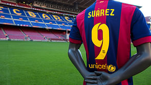 Barcelona blocked from Luis Suarez's public unveiling