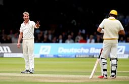 I'm not sure we're going to be good friends after this - Warne jokes about Lee's beamer which broke his hand
