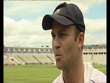 Video: Jonathan Trott catches a ball with his trouser pockets
