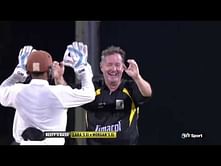 Video: Piers Morgan dismisses Brian Lara, later hits him for 6 and 4 to win charity match