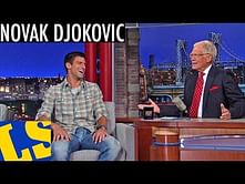 Novak Djokovic makes an appearance on David Letterman Show