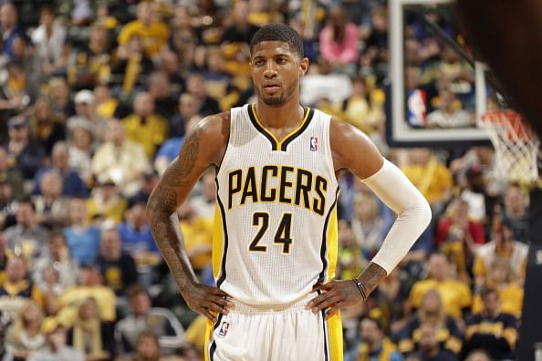 Paul George changes jersey number from 24 to 13