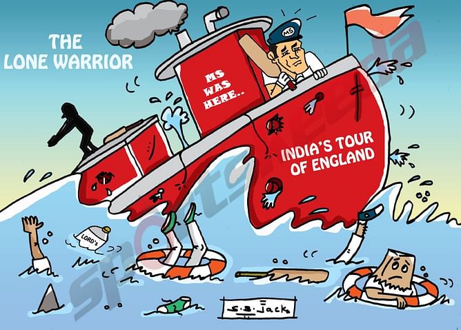 Comic: MS Dhoni - India's lone warrior