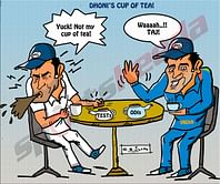 Comic: MS Dhoni's cup of tea