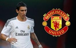 Real Madrid's Angel Di Maria completes his move to Manchester United for a record transfer fee