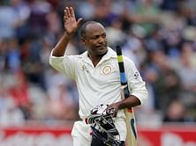 Piers Morgan dismisses West Indian legend Brian Lara for a duck in Sir Ian Botham's charity match