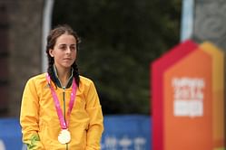 Nanjing Youth Olympics: Australia's triathlete Brittany Dutton is event's first gold medallist