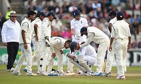 Was Stuart Broad's helmet responsible for his nasty injury?