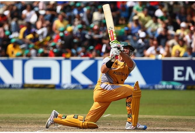 Matthew Hayden's debut in International Cricket