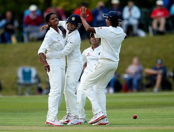 England women v India women, only Test: Bowlers dominate closely contested opening day