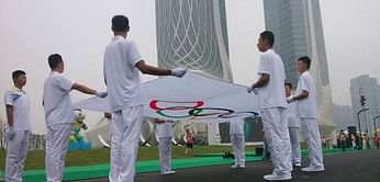 Village 'Great Wall' focal point for young athletes at Nanjing