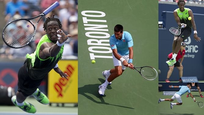 Gael Monfils and Novak Djokovic jointly create tennis magic in Toronto