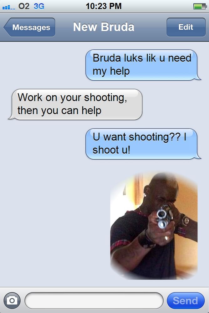 Balotelli texts Sturridge, Sterling, Rodgers and Aguero after moving to Liverpool