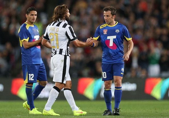 A-League All Star 2-3 Juventus: Del Piero re-unites with former team-mates
