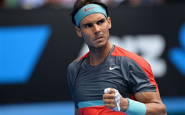 Rafael Nadal swaps watch for splint
