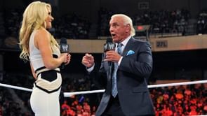 WWE writers script Flair’s flirting segment on RAW