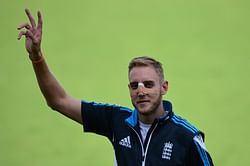 Stuart Broad practises at nets without any discomfort