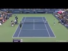 US Open 2014 Day 7 highlights: Roger Federer, sprinting like a teenager, hits unbelievable winner