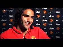 Video: Radamel Falcao's first interview after signing for Manchester United