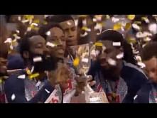 Team USA celebrate Basketball World Cup title with unusual dance