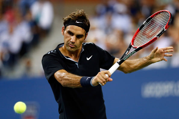 Aggressive Roger Federer saves 2 match points before defeating Gael Monfils in 5-set thriller