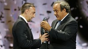 Michel Platini threatens Franck Ribery with ban if he retires from international football