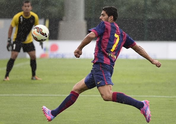 Video: Luis Suarez and Thomas Vermaelen score for Barcelona against Indonesia U-19s