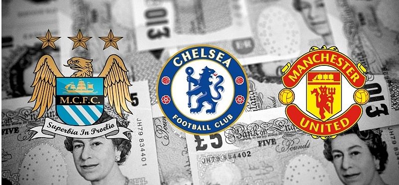 Money Spent By Manchester United, Chelsea And Manchester City In The ...