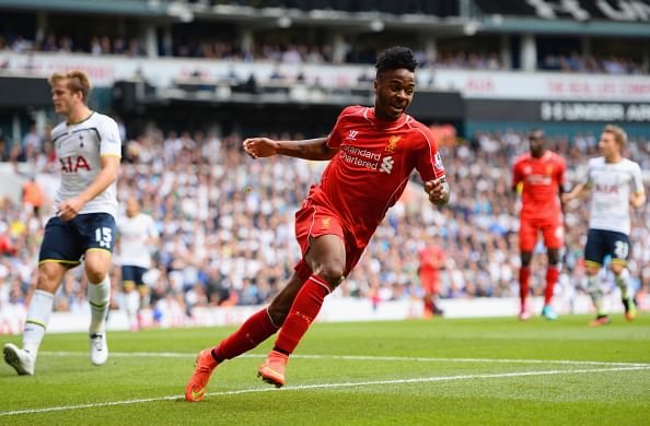 Liverpool's Raheem Sterling has the world at his feet