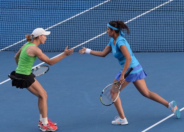 2014 US Open: Sania Mirza progresses smoothly in doubles; Leander Paes loses in third round